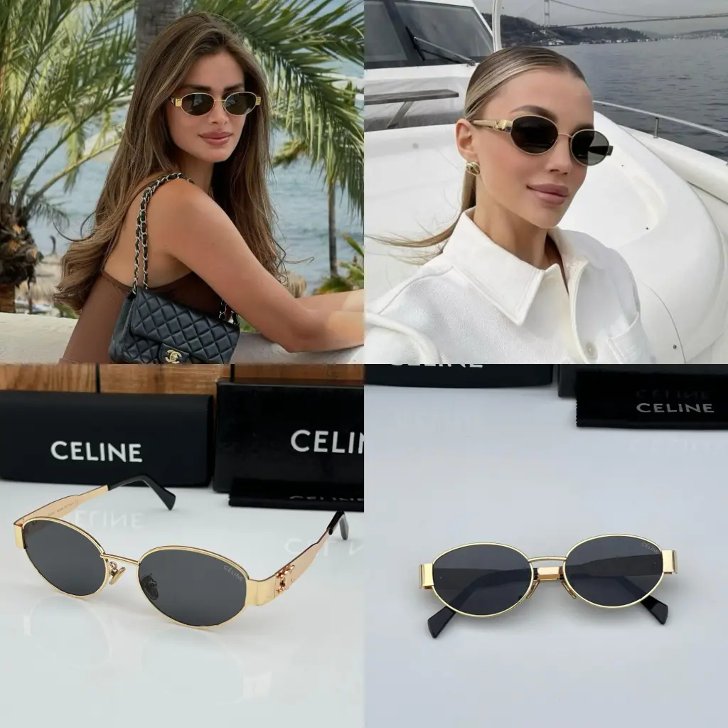 CELINE 1006 GOLD BLACK