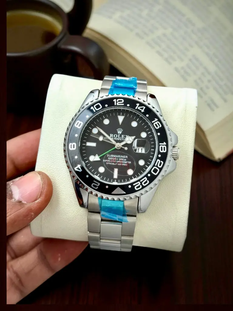 ROLEX PEPSICO (BLACK SILVER)
