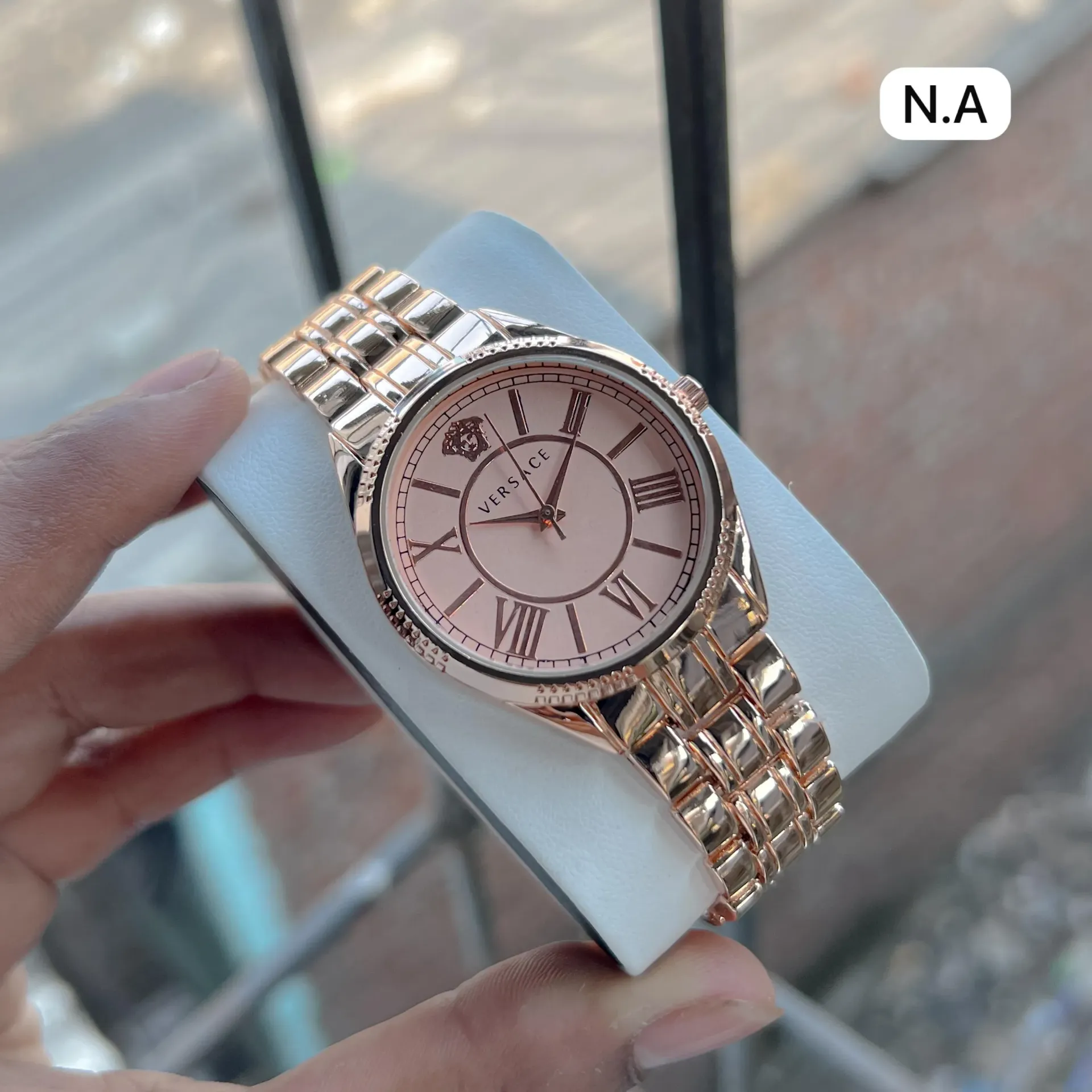  Versace wristwatch  (PINK)