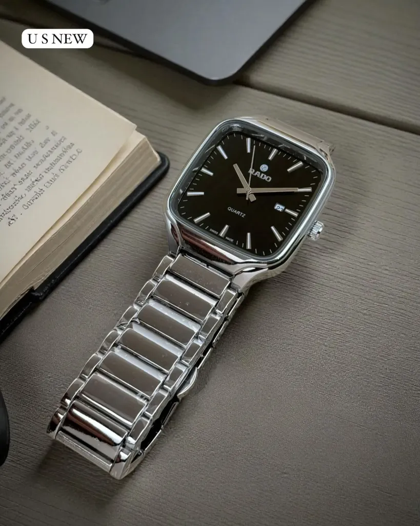 RADO QUARTZ (BLACK SILVER)